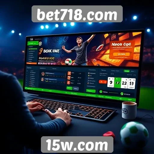 Usabilidade e design do site bet718.com