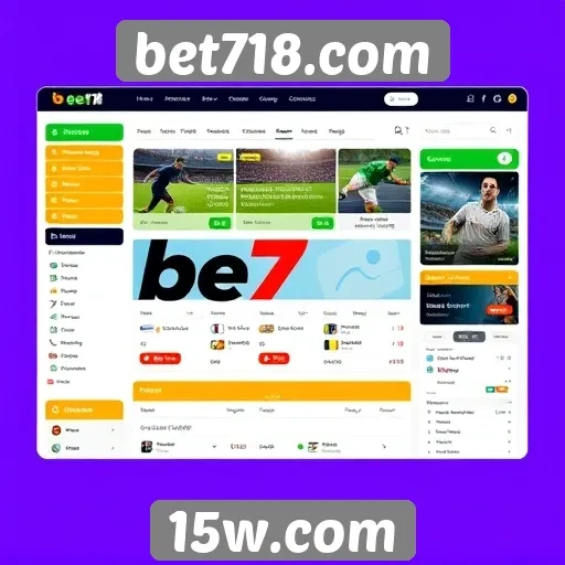 Interface do usuário e experiência de navegação no bet718